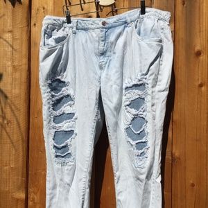 New Mossimo Denim Light Blue Jeans 2X